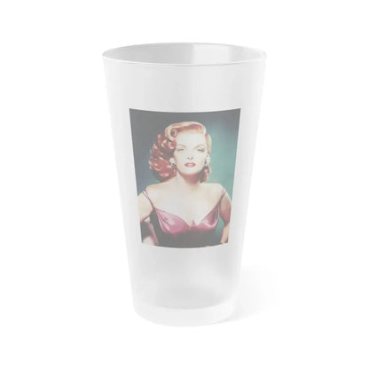 Jane Russell #236 (Vintage Female Icon) Frosted Pint Glass 16oz 16oz Frosted - Go Mug Yourself
