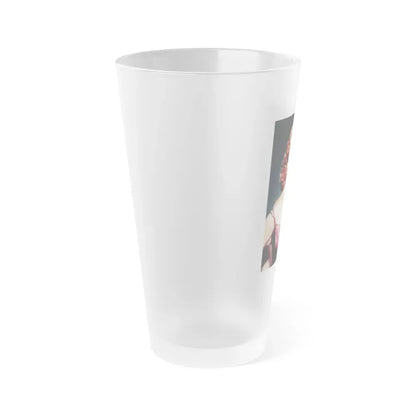 Jane Russell #236 (Vintage Female Icon) Frosted Pint Glass 16oz - Go Mug Yourself