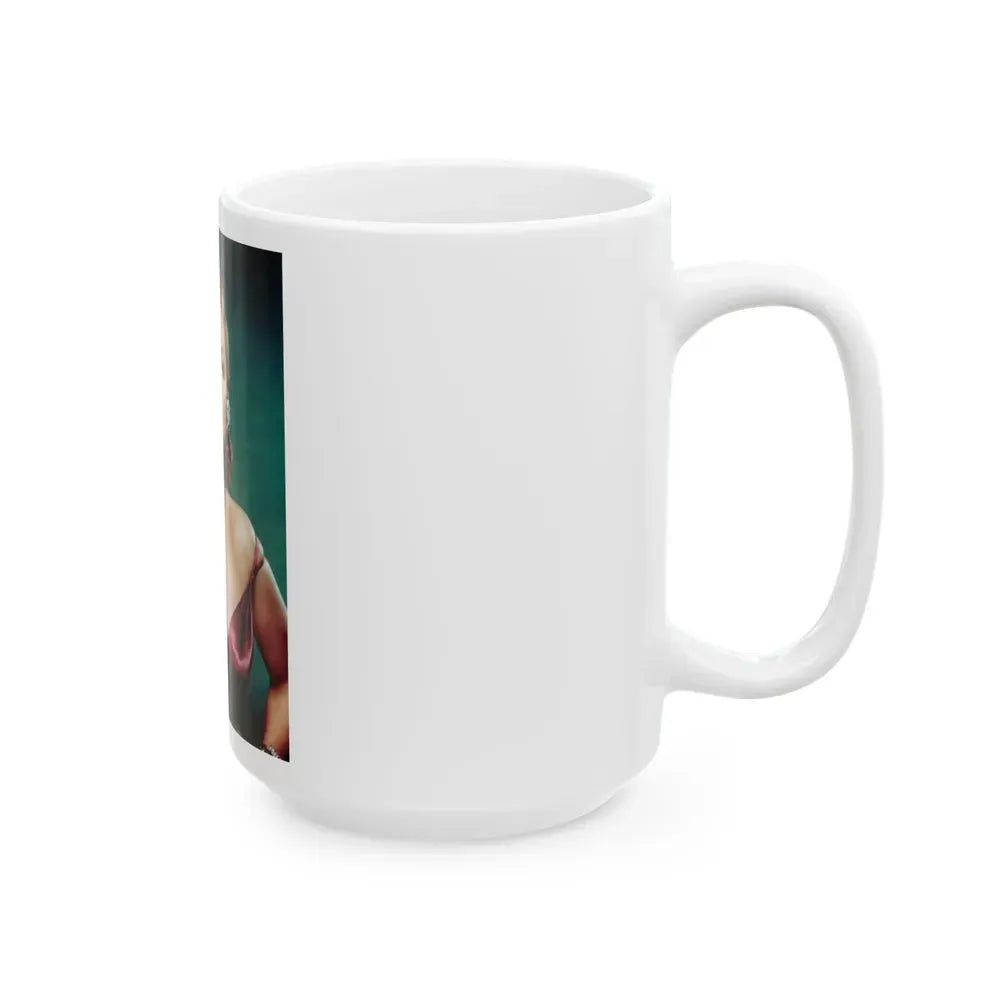 Jane Russell #236 (Vintage Female Icon) White Coffee Mug - Go Mug Yourself