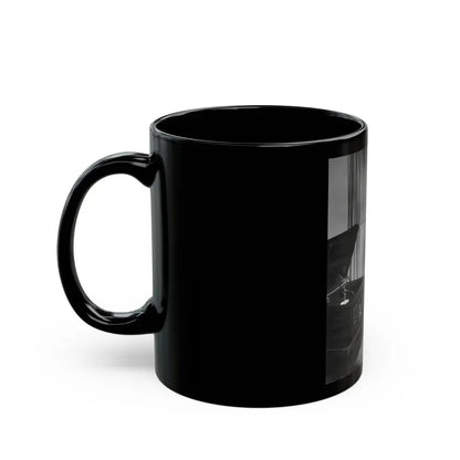 Jane Russell #237 (Vintage Female Icon) Black Coffee Mug - Go Mug Yourself
