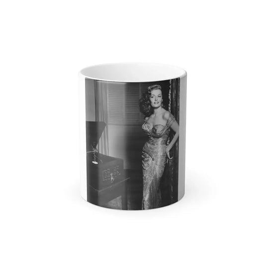 Jane Russell #237 (Vintage Female Icon) Color Changing Coffee Mug 11oz - Go Mug Yourself