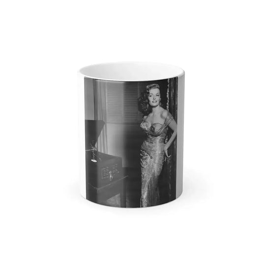 Jane Russell #237 (Vintage Female Icon) Color Changing Coffee Mug 11oz - Go Mug Yourself