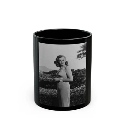 Jane Russell #238 (Vintage Female Icon) Black Coffee Mug 11oz - Go Mug Yourself