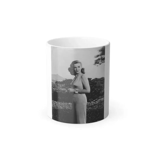 Jane Russell #238 (Vintage Female Icon) Color Changing Coffee Mug 11oz - Go Mug Yourself
