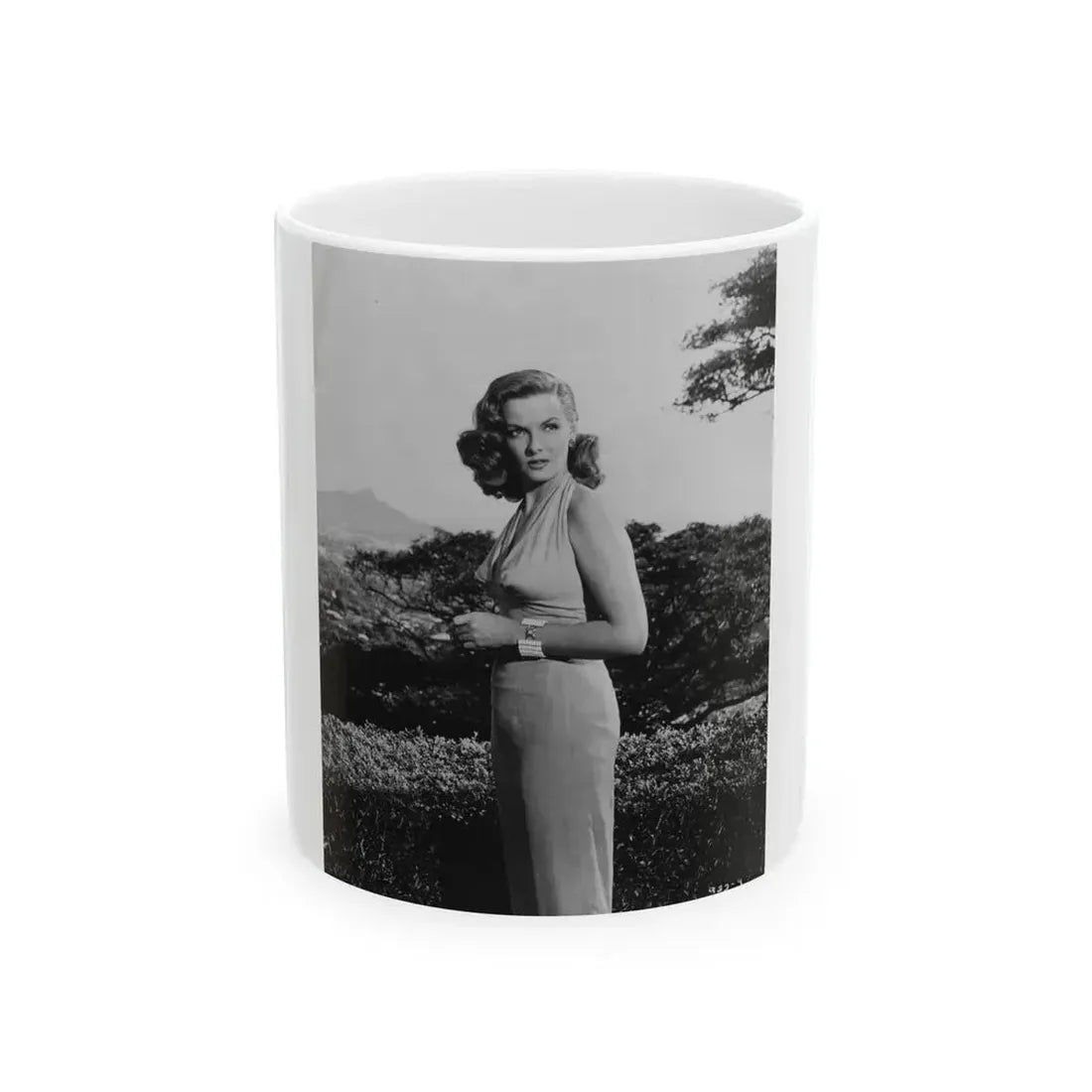 Jane Russell #238 (Vintage Female Icon) White Coffee Mug 11oz - Go Mug Yourself