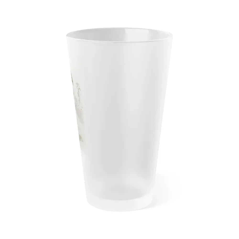 Jane Russell #242 - Vintage B&W 8x10 Full Body 1-Piece Swimsuit Leggy Barefoot Cheesecake Photo (Vintage Female Icon) Frosted Pint Glass 16oz - Go Mug Yourself