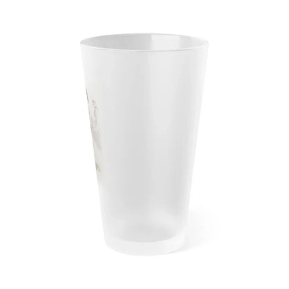 Jane Russell #242 - Vintage B&W 8x10 Full Body 1-Piece Swimsuit Leggy Barefoot Cheesecake Photo (Vintage Female Icon) Frosted Pint Glass 16oz - Go Mug Yourself