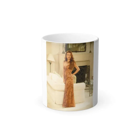 Jane Seymour #01 (Vintage Female Icon) Color Changing Coffee Mug 11oz - Go Mug Yourself