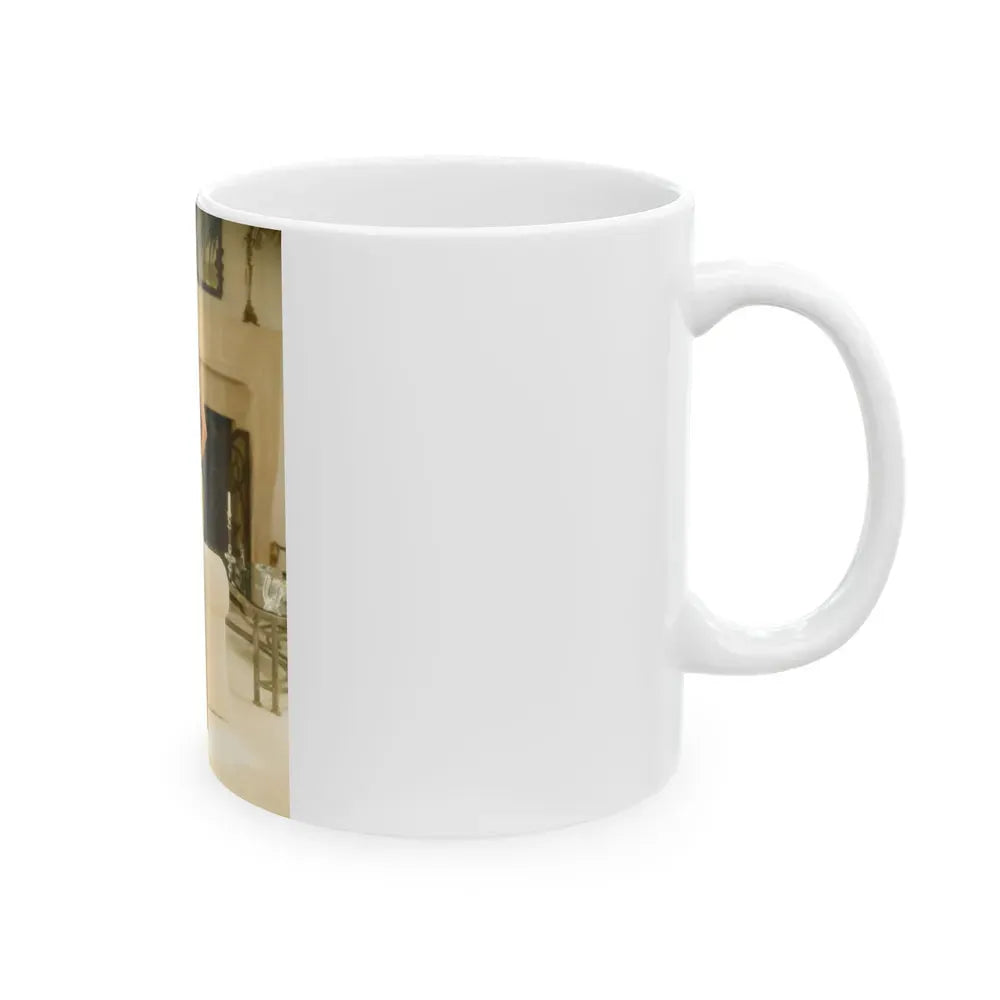 Jane Seymour #01 (Vintage Female Icon) White Coffee Mug - Go Mug Yourself