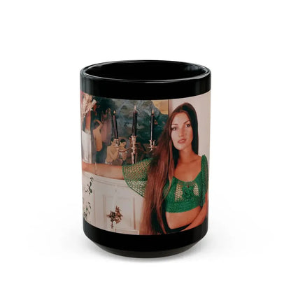Jane Seymour #02 (Vintage Female Icon) Black Coffee Mug 15oz - Go Mug Yourself