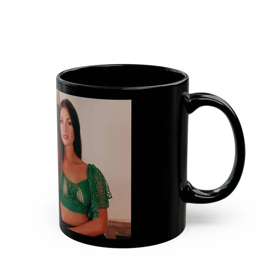 Jane Seymour #02 (Vintage Female Icon) Black Coffee Mug - Go Mug Yourself