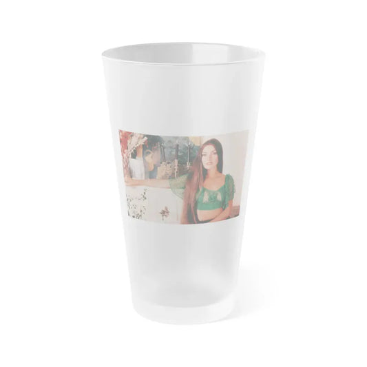 Jane Seymour #02 (Vintage Female Icon) Frosted Pint Glass 16oz 16oz Frosted - Go Mug Yourself