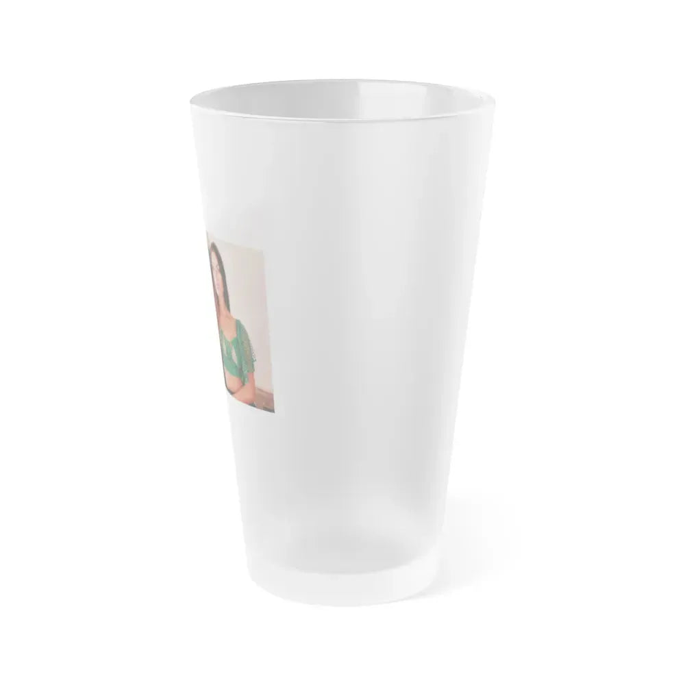 Jane Seymour #02 (Vintage Female Icon) Frosted Pint Glass 16oz - Go Mug Yourself