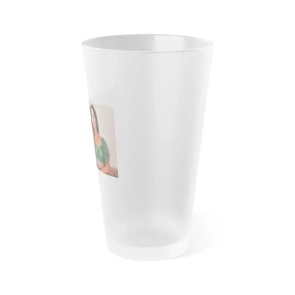 Jane Seymour #02 (Vintage Female Icon) Frosted Pint Glass 16oz - Go Mug Yourself