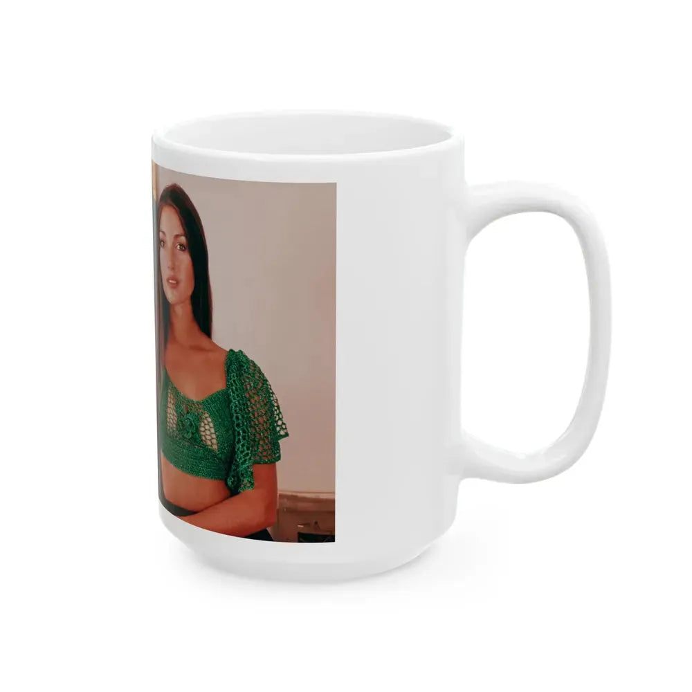 Jane Seymour #02 (Vintage Female Icon) White Coffee Mug - Go Mug Yourself