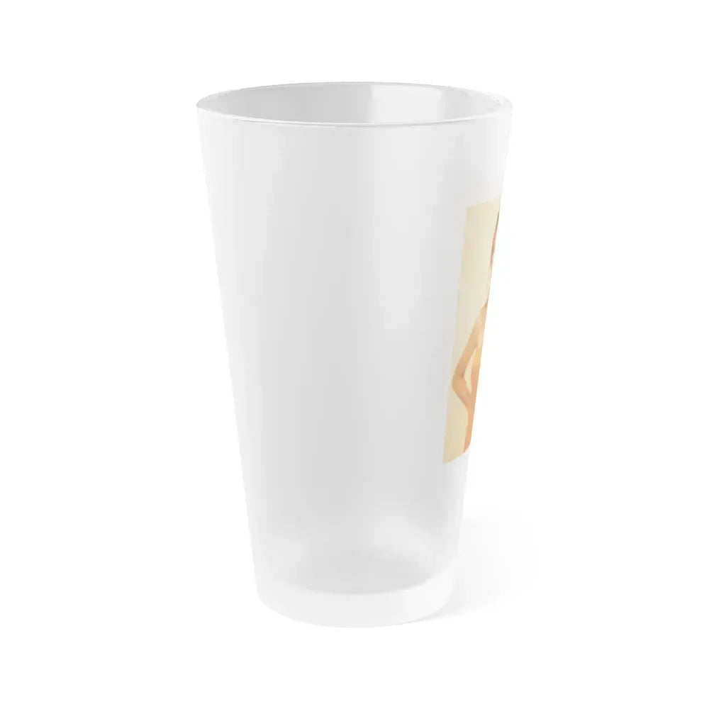 Jane Seymour #09 (Vintage Female Icon) Frosted Pint Glass 16oz - Go Mug Yourself