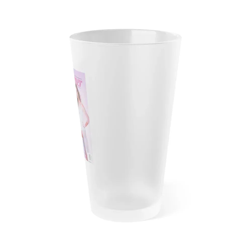 Jane Seymour #11 (Vintage Female Icon) Frosted Pint Glass 16oz - Go Mug Yourself