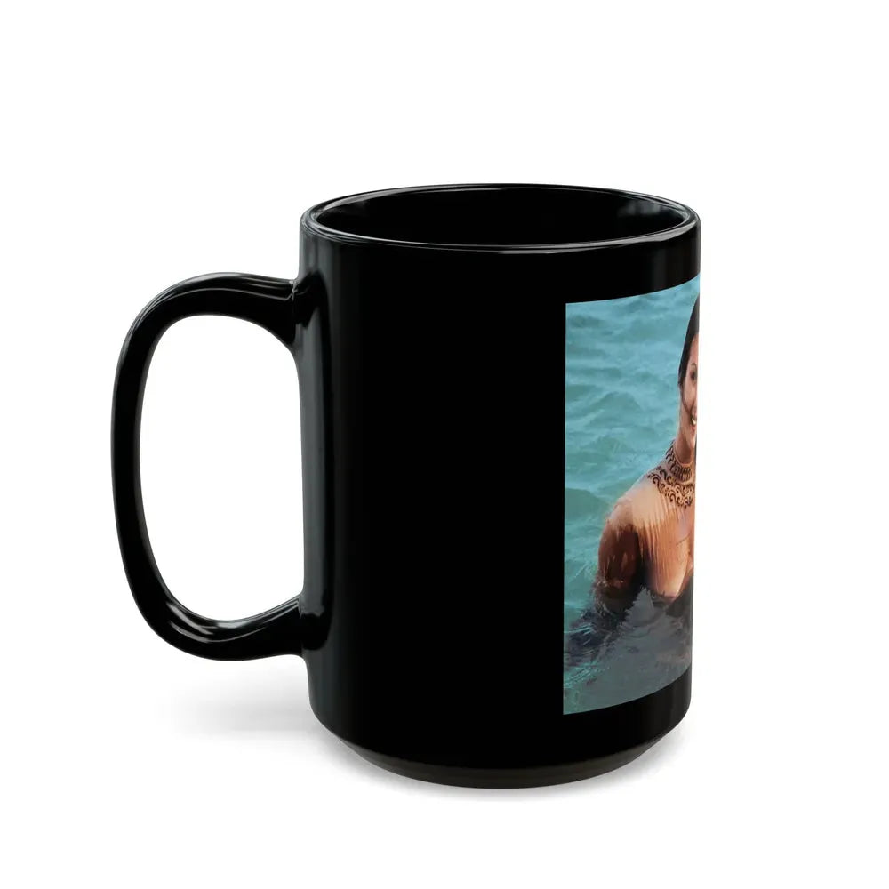 Jane Seymour #12 (Vintage Female Icon) Black Coffee Mug - Go Mug Yourself