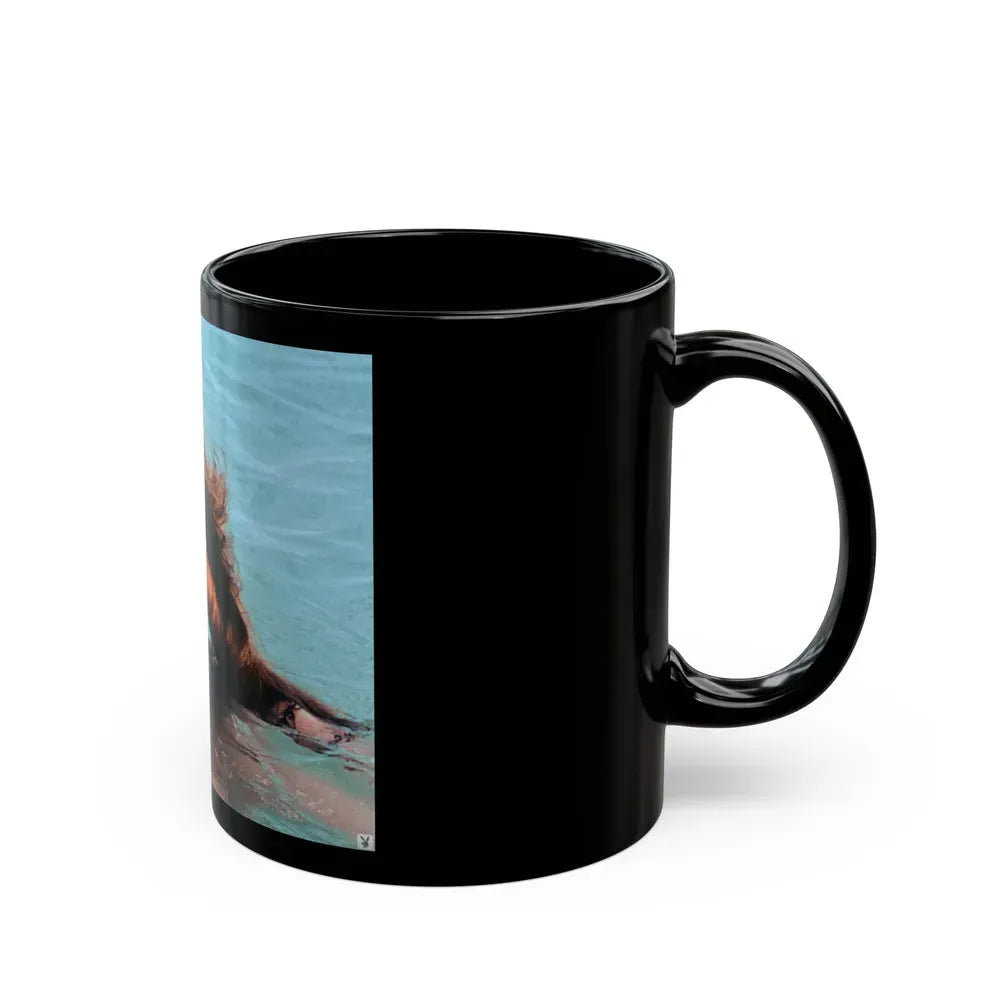 Jane Seymour #12 (Vintage Female Icon) Black Coffee Mug - Go Mug Yourself