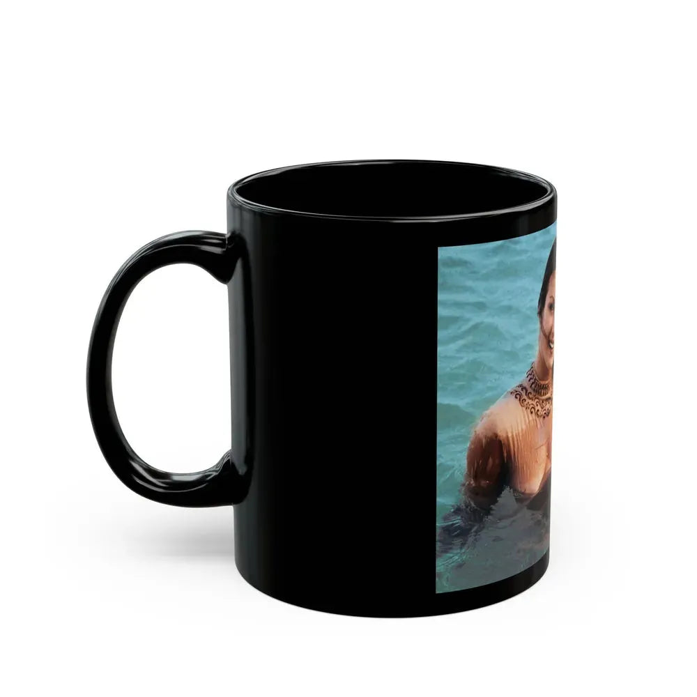 Jane Seymour #12 (Vintage Female Icon) Black Coffee Mug - Go Mug Yourself