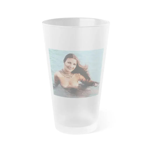 Jane Seymour #12 (Vintage Female Icon) Frosted Pint Glass 16oz 16oz Frosted - Go Mug Yourself