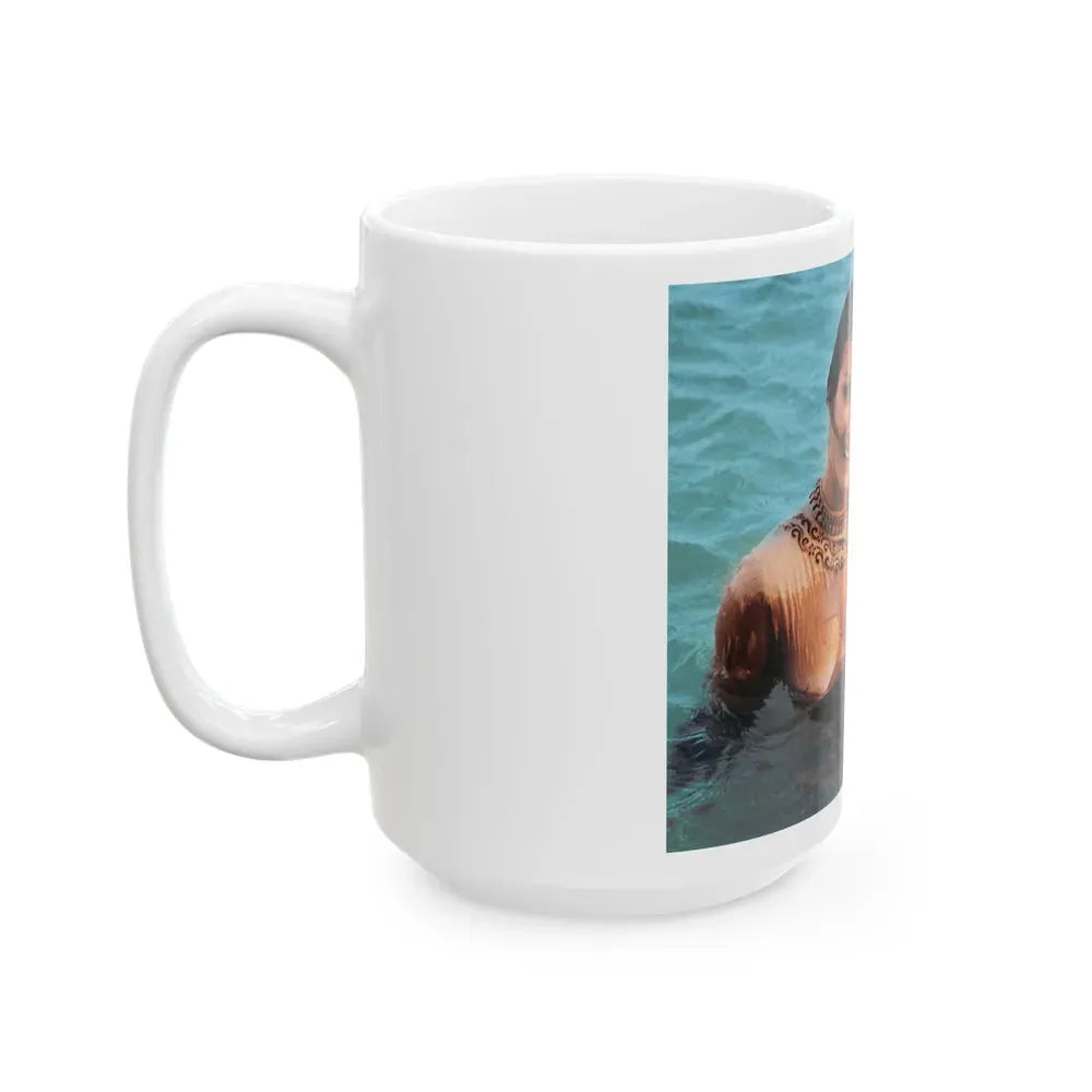 Jane Seymour #12 (Vintage Female Icon) White Coffee Mug - Go Mug Yourself