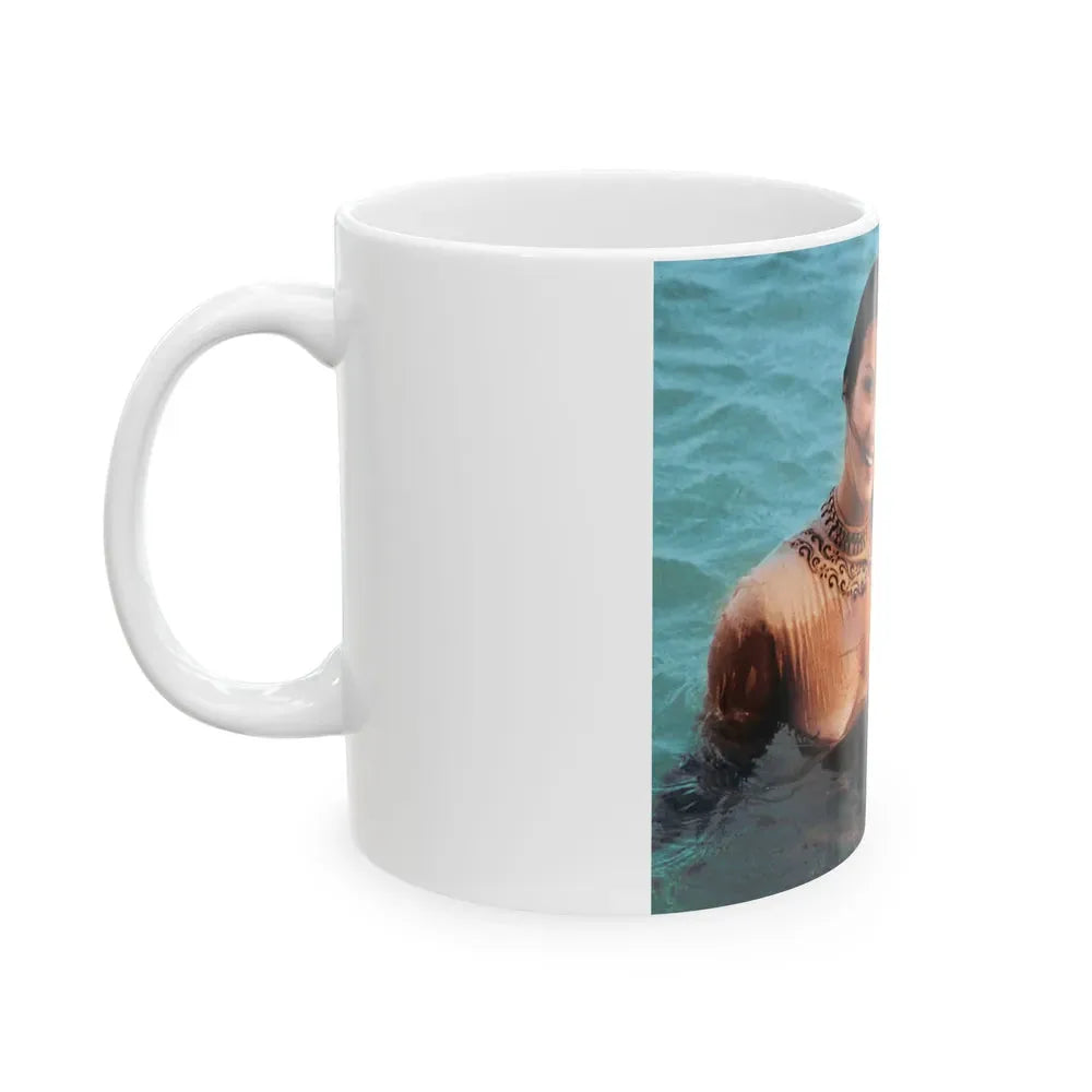 Jane Seymour #12 (Vintage Female Icon) White Coffee Mug - Go Mug Yourself