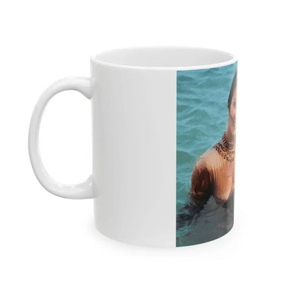 Jane Seymour #12 (Vintage Female Icon) White Coffee Mug - Go Mug Yourself