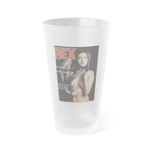 Jane Seymour #20 (Vintage Female Icon) Frosted Pint Glass 16oz 16oz Frosted - Go Mug Yourself