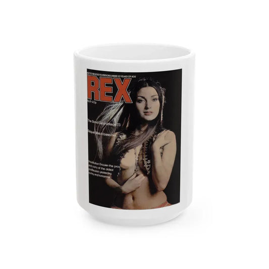 Jane Seymour #20 (Vintage Female Icon) White Coffee Mug 15oz - Go Mug Yourself