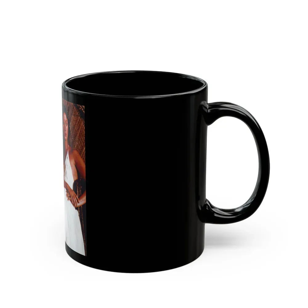 Jane Seymour #21 (Vintage Female Icon) Black Coffee Mug - Go Mug Yourself