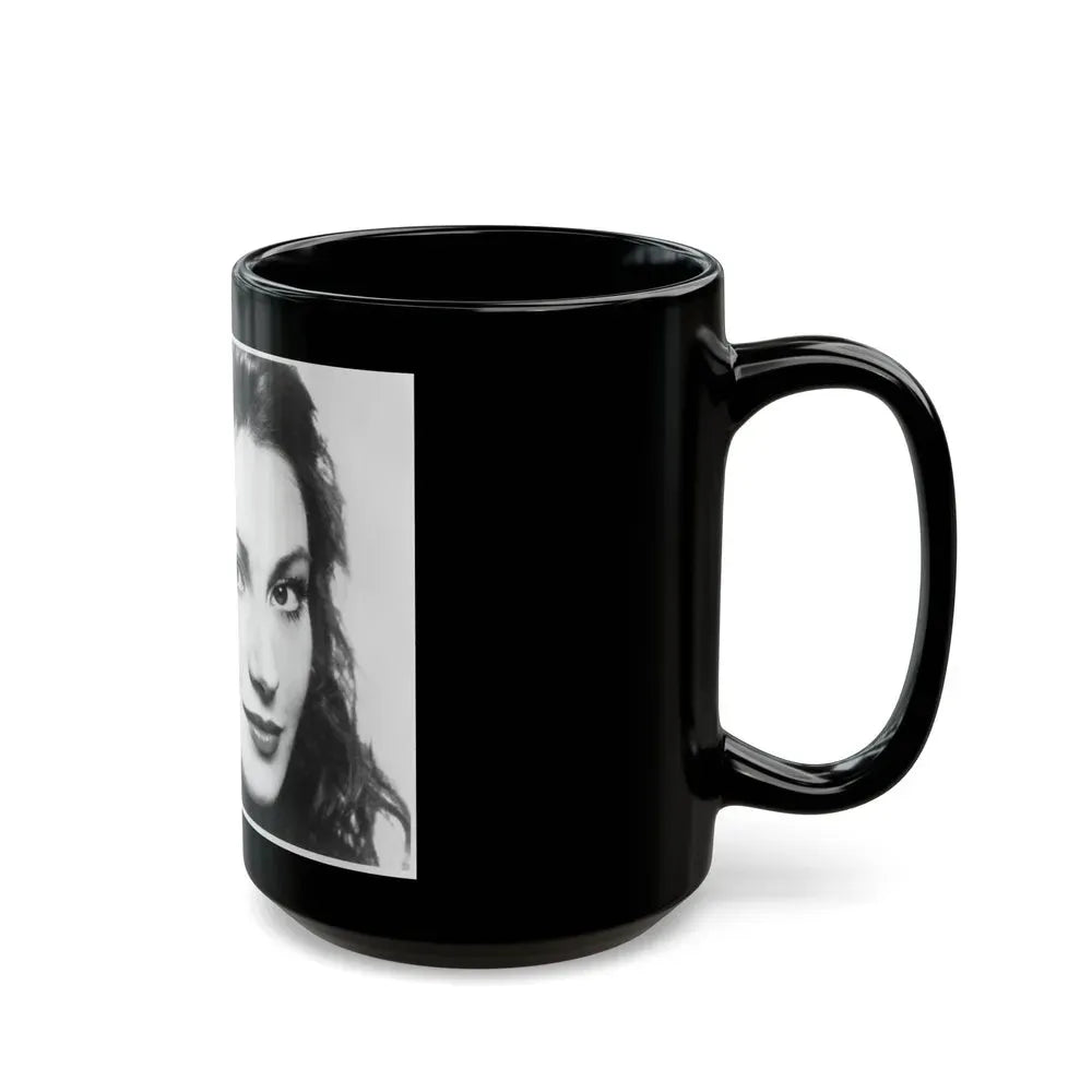 Jane Seymour #23 (Vintage Female Icon) Black Coffee Mug - Go Mug Yourself
