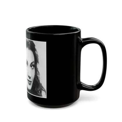 Jane Seymour #23 (Vintage Female Icon) Black Coffee Mug - Go Mug Yourself