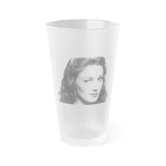 Jane Seymour #23 (Vintage Female Icon) Frosted Pint Glass 16oz-16oz-Frosted-Go Mug Yourself