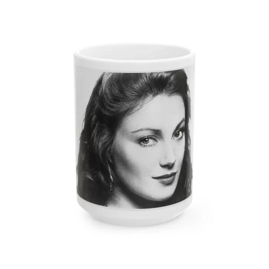 Jane Seymour #23 (Vintage Female Icon) White Coffee Mug 15oz - Go Mug Yourself