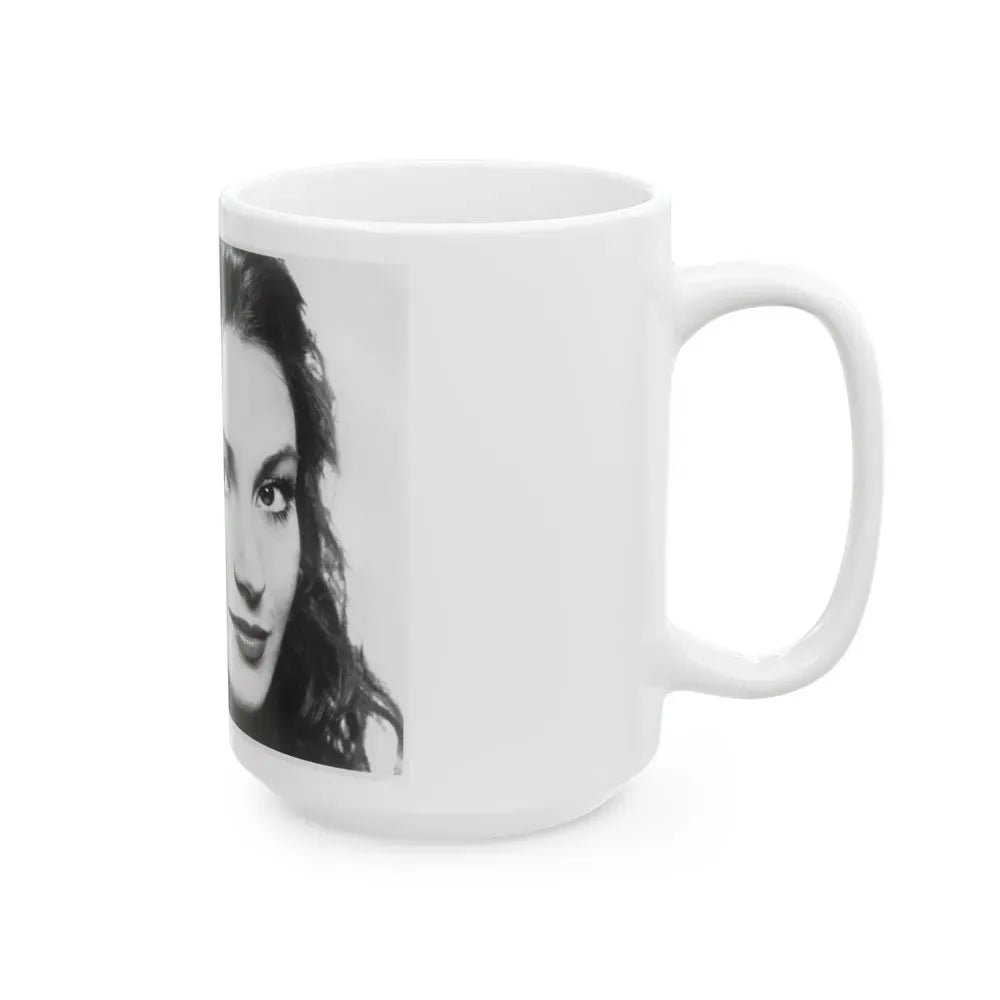 Jane Seymour #23 (Vintage Female Icon) White Coffee Mug - Go Mug Yourself