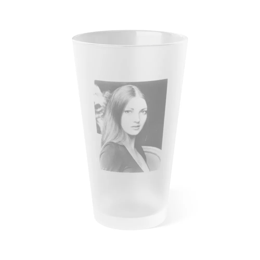 Jane Seymour #24 (Vintage Female Icon) Frosted Pint Glass 16oz-16oz-Frosted-Go Mug Yourself