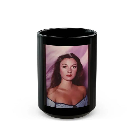 Jane Seymour #25 (Vintage Female Icon) Black Coffee Mug 15oz - Go Mug Yourself