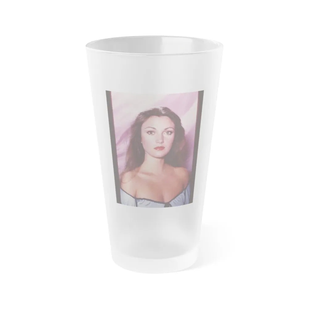 Jane Seymour #25 (Vintage Female Icon) Frosted Pint Glass 16oz-16oz-Frosted-Go Mug Yourself