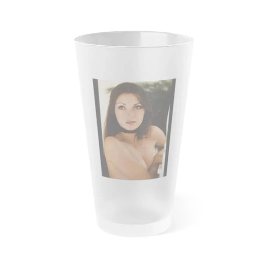 Jane Seymour #27 (Vintage Female Icon) Frosted Pint Glass 16oz 16oz Frosted - Go Mug Yourself