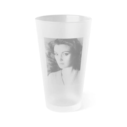 Jane Seymour #28 (Vintage Female Icon) Frosted Pint Glass 16oz-16oz-Frosted-Go Mug Yourself