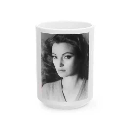 Jane Seymour #28 (Vintage Female Icon) White Coffee Mug 15oz - Go Mug Yourself
