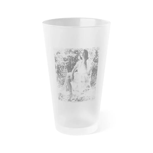 Jane Seymour #32 (Vintage Female Icon) Frosted Pint Glass 16oz 16oz Frosted - Go Mug Yourself