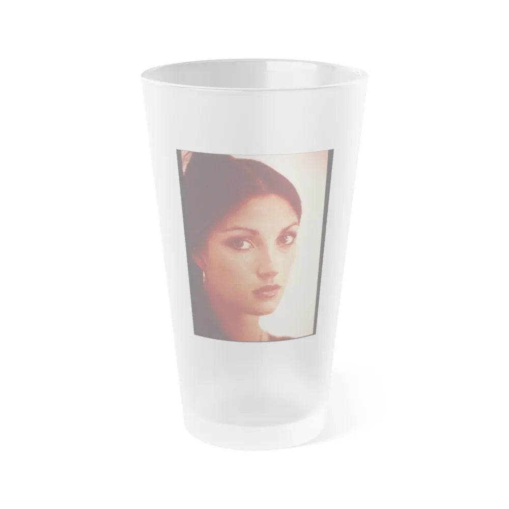 Jane Seymour #33 (Vintage Female Icon) Frosted Pint Glass 16oz-16oz-Frosted-Go Mug Yourself