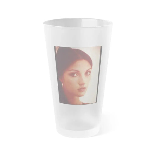 Jane Seymour #33 (Vintage Female Icon) Frosted Pint Glass 16oz 16oz Frosted - Go Mug Yourself