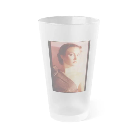 Jane Seymour #34 (Vintage Female Icon) Frosted Pint Glass 16oz 16oz Frosted - Go Mug Yourself