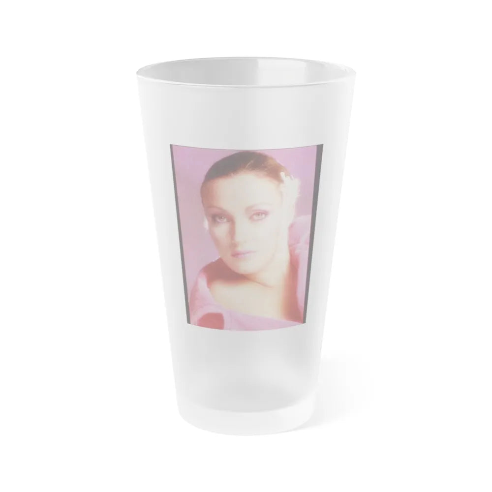 Jane Seymour #36 (Vintage Female Icon) Frosted Pint Glass 16oz-16oz-Frosted-Go Mug Yourself