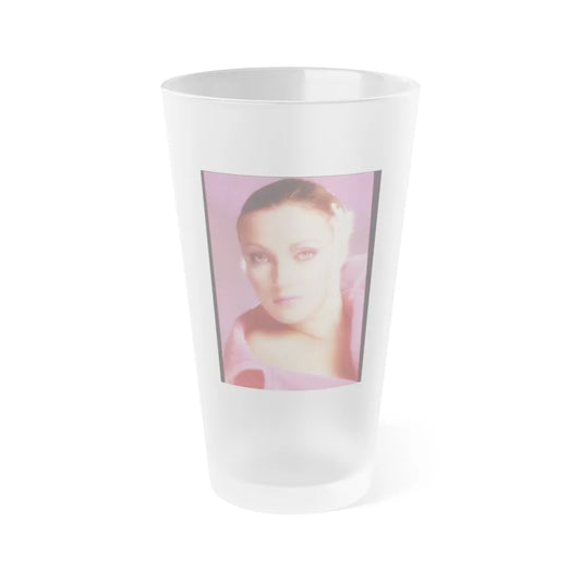 Jane Seymour #36 (Vintage Female Icon) Frosted Pint Glass 16oz-16oz-Frosted-Go Mug Yourself