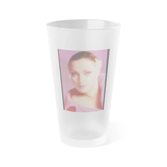 Jane Seymour #36 (Vintage Female Icon) Frosted Pint Glass 16oz 16oz Frosted - Go Mug Yourself