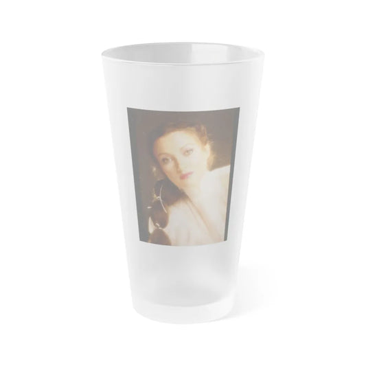 Jane Seymour #37 (Vintage Female Icon) Frosted Pint Glass 16oz-16oz-Frosted-Go Mug Yourself